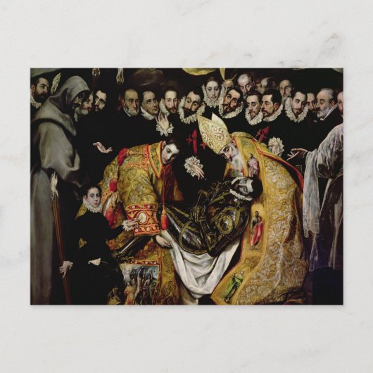 Carte Postale Enterrement du comte d'Orgaz (Devant)