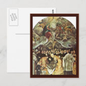 Carte Postale Enterrement Du Comte D'Orgaz Par Greco El (Devant / Derrière)