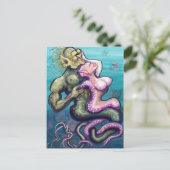 Carte Postale Entouré (Debout devant)