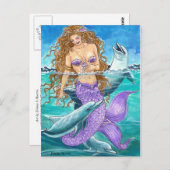 Carte Postale ENTOURÉE PAR JOY de Diana Martin (Devant / Derrière)