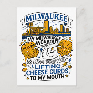 Carte Postale Entraînement à Milwaukee : Soulever des Croustille