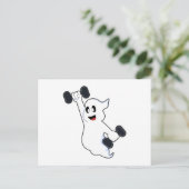 Carte Postale Entraînement Ghost at Strength avec Dumbbells (Debout devant)