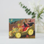 Carte Postale Entraîneur de pastèque d'Halloween (Debout devant)