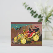 Carte Postale Entraîneur de pastèque d'Halloween (Debout devant)