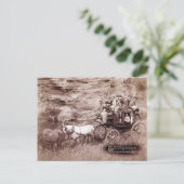 Carte Postale Entraîneur vintage (Debout devant)