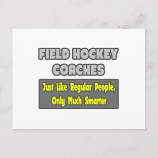 Carte Postale Entraîneurs de hockey sur gazon .. Plus intelligen