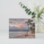 Carte postale entrante tempête tropicale (Debout devant)