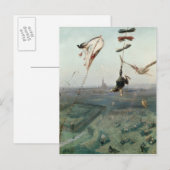 Carte Postale Entre le Ciel et la Terre, 1862 (Devant / Derrière)