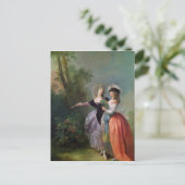 Carte Postale Entre les deux, 1780 (Debout devant)