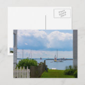 Carte Postale Entre les maisons (Devant / Derrière)
