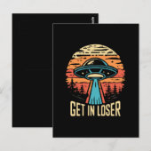 Carte Postale Entre loser (Devant / Derrière)