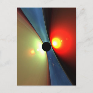 Carte postale entre mondes