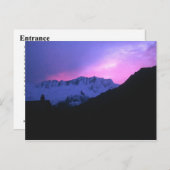 CARTE POSTALE ENTRÉE (Devant / Derrière)