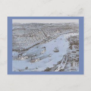 Carte Postale Entrée à la Nouvelle-Orléans, guerre civile