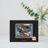 Carte Postale Entrée au côté en noir (Debout devant)