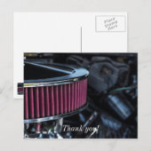 Carte Postale Entrée d'air chromée (Devant / Derrière)