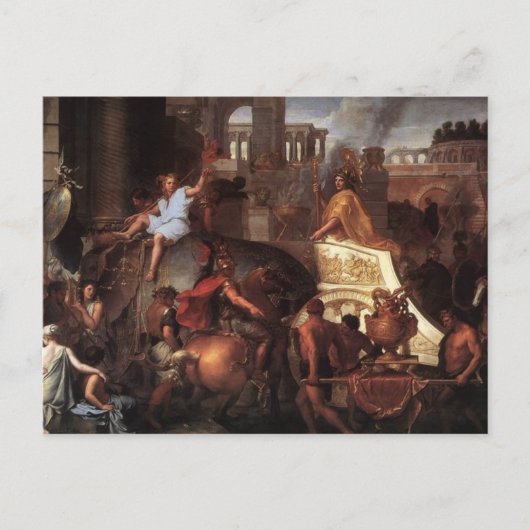 Carte Postale Entrée D'Alexandre Dans Babylone (Devant)