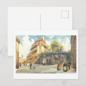 Carte Postale Entrée de jardin de cour, Bayreuth (Devant / Derrière)