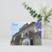 Carte Postale entrée de la cathédrale de Manille (Debout devant)