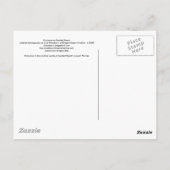 Carte Postale Entrée de la plage de Sanibel (Dos)