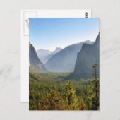 Carte Postale Entrée De La Vallée De Yosemite (Devant / Derrière)