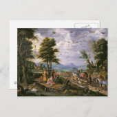 Carte Postale Entrée de l'arche (Devant / Derrière)