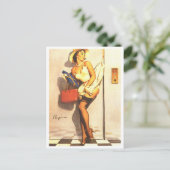 Carte Postale Entrée de l'ascenseur (Debout devant)