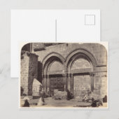 Carte Postale Entrée de l'église du Saint Sépulcre (Devant / Derrière)