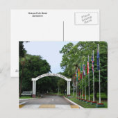 Carte Postale Entrée de l'hôtel Victoria Falls (Devant / Derrière)