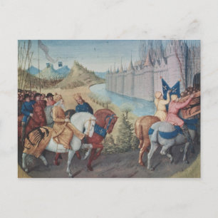 Carte Postale Entrée de Louis VII Roi de France et Conrad