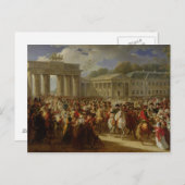 Carte Postale Entrée de Napoléon Ier à Berlin (Devant / Derrière)