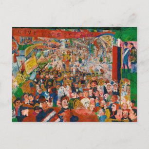 Carte Postale Entrée du Christ à Bruxelles en 1889