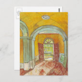 Carte Postale Entrée du hall de l'hôpital Saint-Paul de Van Gogh (Devant / Derrière)