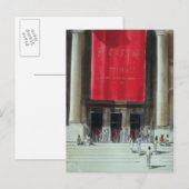 Carte Postale Entrée du Metropolitan Museum New York (Devant / Derrière)