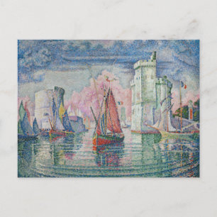 Carte Postale Entrée du port de La Rochelle, Paul Signac