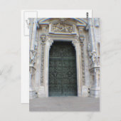 Carte Postale Entrée Duomo - Milano, Italie (Devant / Derrière)