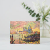 Carte Postale Entrée Grand Canal, Venise | Paul Signac | (Debout devant)