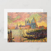 Carte Postale Entrée Grand Canal, Venise | Paul Signac | (Devant / Derrière)