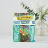 Carte postale Entrée Marché (Marché Pike Place) (Debout devant)