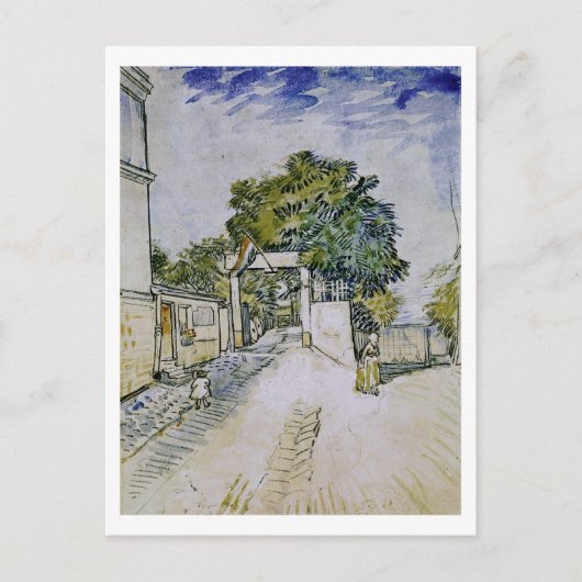 Carte Postale Entrée Moulin de la Galette, Vincent van Gogh (Devant)
