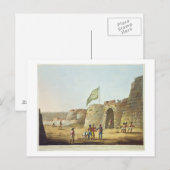 Carte Postale Entrée Nord dans le Fort de Bangalore, Pla (Devant / Derrière)