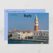 Carte Postale Entrée Piazza San Marco Italie (Devant / Derrière)