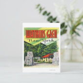 Carte Postale Entrée principale Vue sur Watkins Glen State Park (Debout devant)