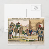 Carte Postale Entrée triomphale des Français à Madrid (Devant / Derrière)