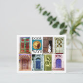 Carte Postale Entrées colorées et invitantes (Debout devant)