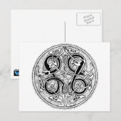 Carte Postale Entrelacs celtiques (Devant / Derrière)