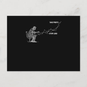 Carte Postale Entrepreneur investisseur Forex Stock Market Trade