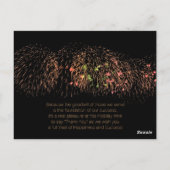 Carte postale Entreprise 2019 Happy Holidays Custo (Dos)