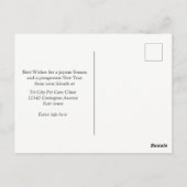 Carte Postale Entreprise de garde d'animaux Chien sur traîneau d (Dos)