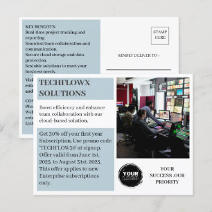 Carte Postale Entreprise de promotion ou de rabais